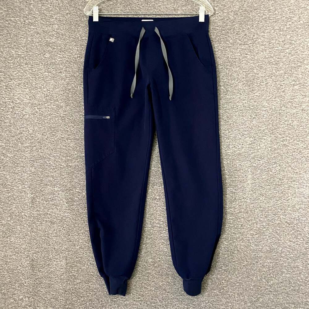 Figs Women’s Size Small Blue Zamora Cargo Scrub Pant - Pockets